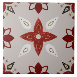 Azulejo Christmas Folk Nordic Art