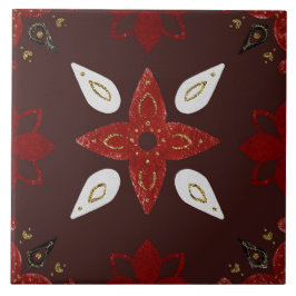 Azulejo Christmas Folk Nordic Art