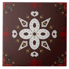 Azulejo Christmas Folk Nordic Art