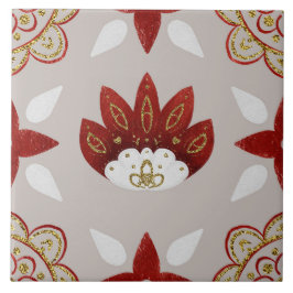 Azulejo Christmas Folk Nordic Art