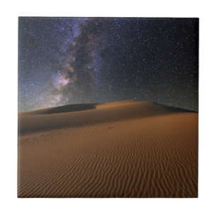 Azulejo Cielo estrellado sobre el desierto de Gobi de las