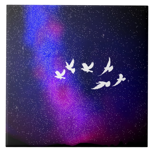 Azulejo Cielo nocturno (Frente)