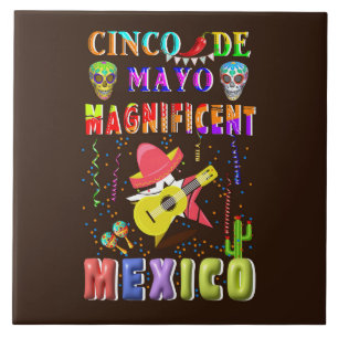 Azulejo Cinco de Mayo México magnífico