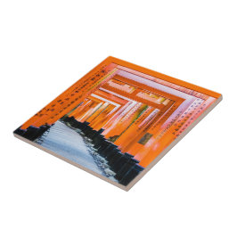 Azulejo Cincuenta sombras de naranja - Senbon Torii, Kyoto