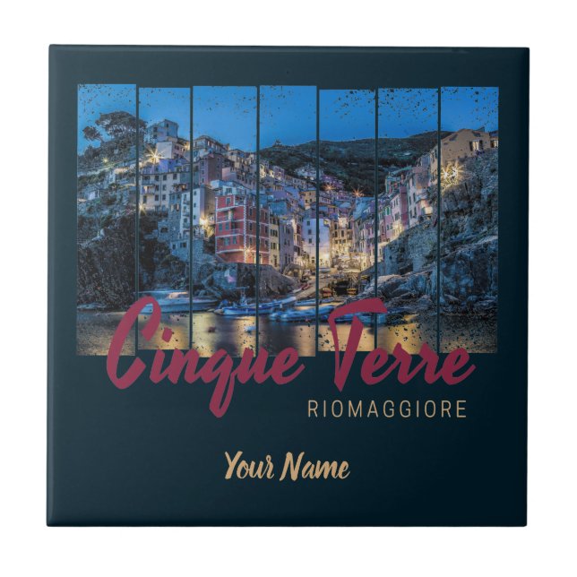 Azulejo Cinque Terre Riomaggiore (Frente)