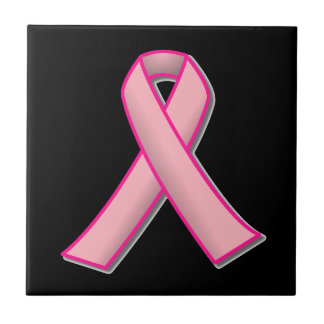 Azulejo Cinta rosa del cáncer de mama