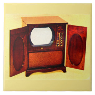 Azulejo circa no. 1950 de la televisión 1