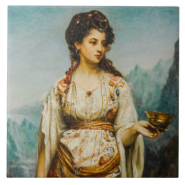 Azulejo Circe de Jean Jules Bardin (1875)