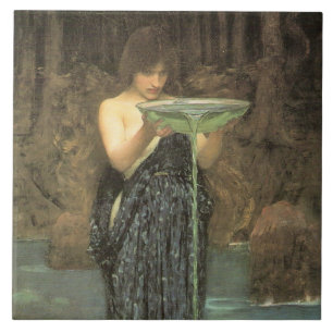 Azulejo Circe Invidiosa Por J W Waterhouse 1892