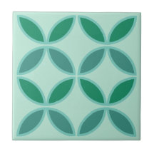 Círculo suave verde azulado y verde marino o pétal