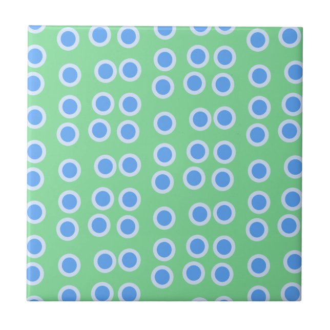 Azulejo Círculos azules (Frente)