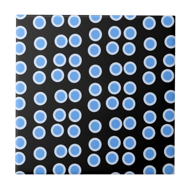 Azulejo Círculos azules (Frente)