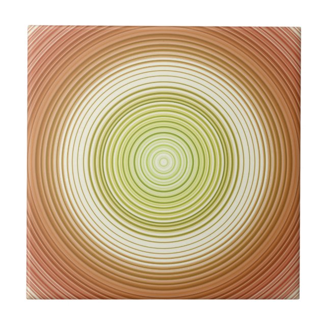 Azulejo Círculos - colores cítricos (Frente)
