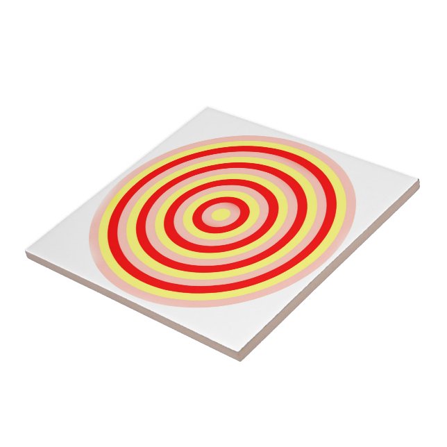 Azulejo Círculos Concéntricos Tile Cerámico (Lado)