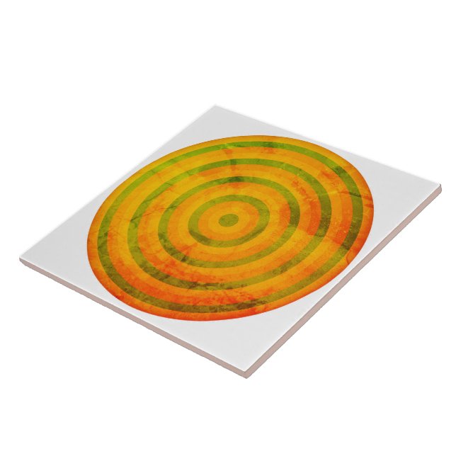 Azulejo Círculos Concéntricos Tile Cerámico (Lado)