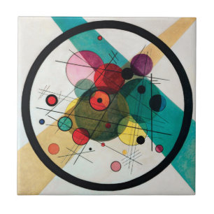Azulejo Círculos en un círculo de Wassily Kandinsky