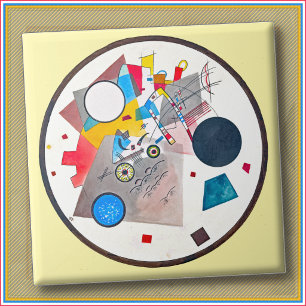 AZULEJO - "Círculos en un Círculo" - Kandinsky