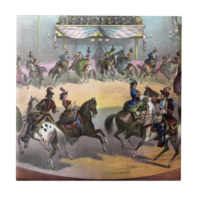 Azulejo Circus Grand Finale, Circa 1872. (Frente)