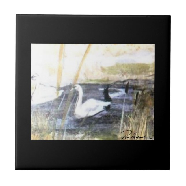 Azulejo Cisne pacífico. ... ... (Frente)