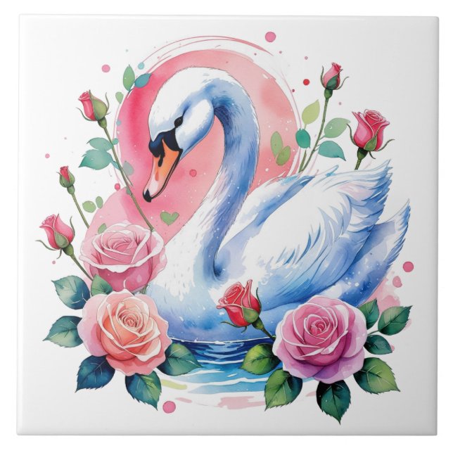 Azulejo Cisnes (Frente)
