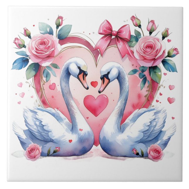 Azulejo Cisnes (Frente)