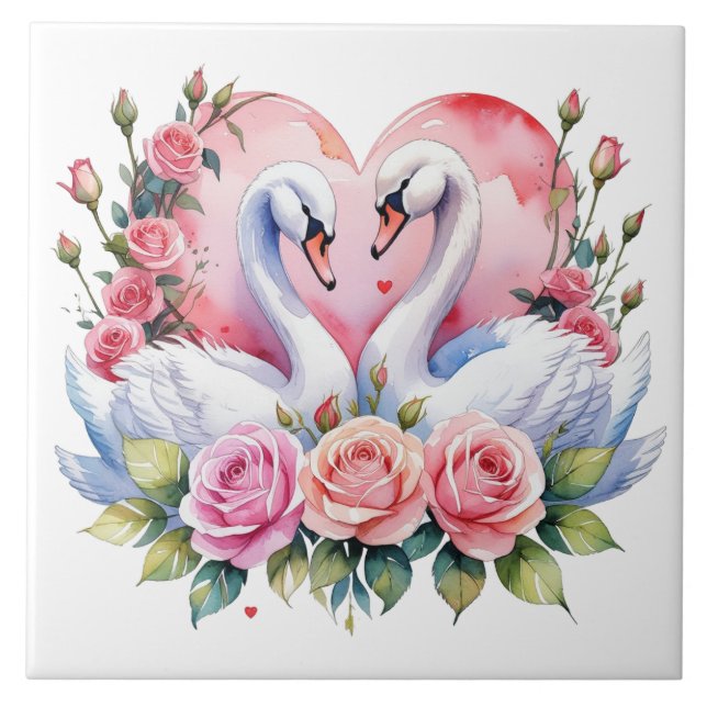 Azulejo Cisnes (Frente)