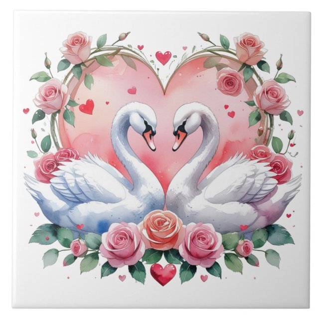 Azulejo Cisnes (Frente)