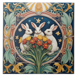 Azulejo Cita bajo el cielo celestial