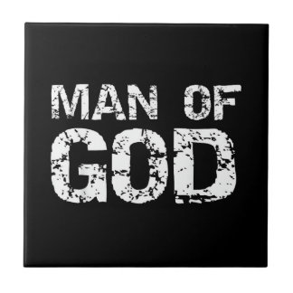 Azulejo Cita cristiana audaz para hombres de fe dicho rega