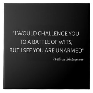 Azulejo Cita De Shakespeare - Batalla De Los Vientos