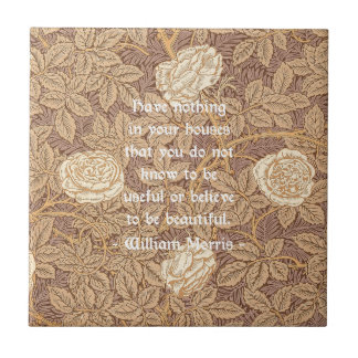 Azulejo Cita de William Morris
