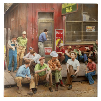 Azulejo City - Mogollon, NM - Town gathering 1940