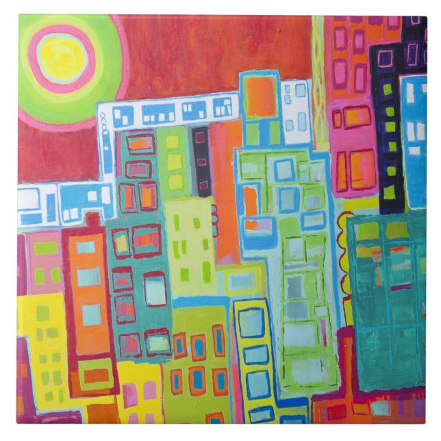 Azulejo City Slicker 6 x 6 Cubierta cerámica (Frente)