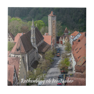 Azulejo Ciudad antigua de Rothenburg ob der tauber