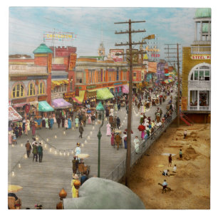 Azulejo Ciudad - Atlantic City NJ - Steel Pier 1909