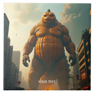 Azulejo Ciudad de calabaza gigante