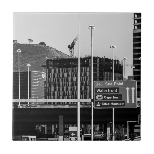 Azulejo Ciudad de Ciudad del Cabo: Nueva Sudáfrica (Frente)