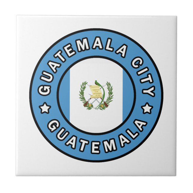 Azulejo Ciudad de Guatemala Guatemala (Frente)