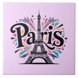 Azulejo Ciudad de las Luces: Audaz Arte de la tipografía d