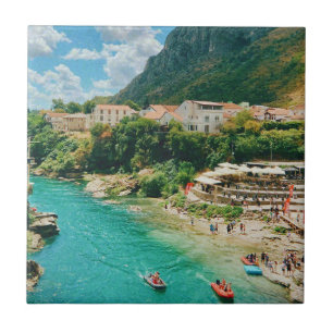 Azulejo Ciudad de Mostar - Bosnia y Herzegovina