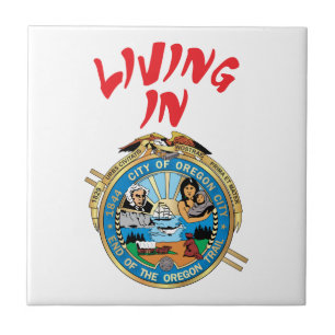 Azulejo Ciudad de Oregón