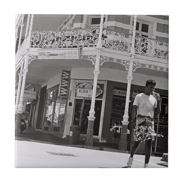 Azulejo Ciudad del Cabo ZA South Africa Long Street (Frente)