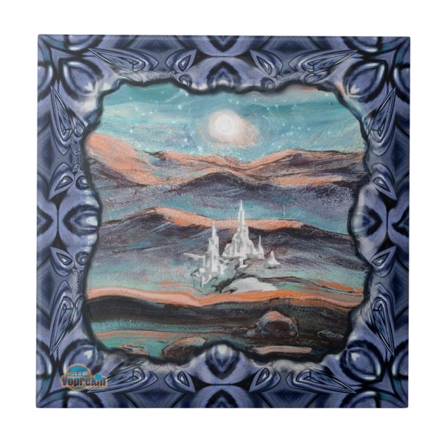 Azulejo Ciudad Futura de la Luz (Frente)