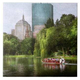 Azulejo Ciudad - mamáes de Boston - jardín público de