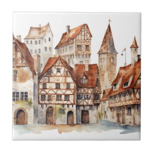 Azulejo Ciudad medieval