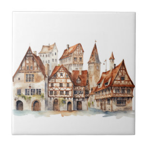 Azulejo Ciudad medieval