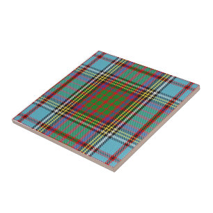 Azulejo Clan Anderson Tartan
