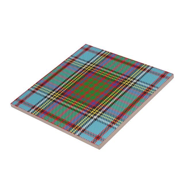 Azulejo Clan Anderson Tartan (Lado)