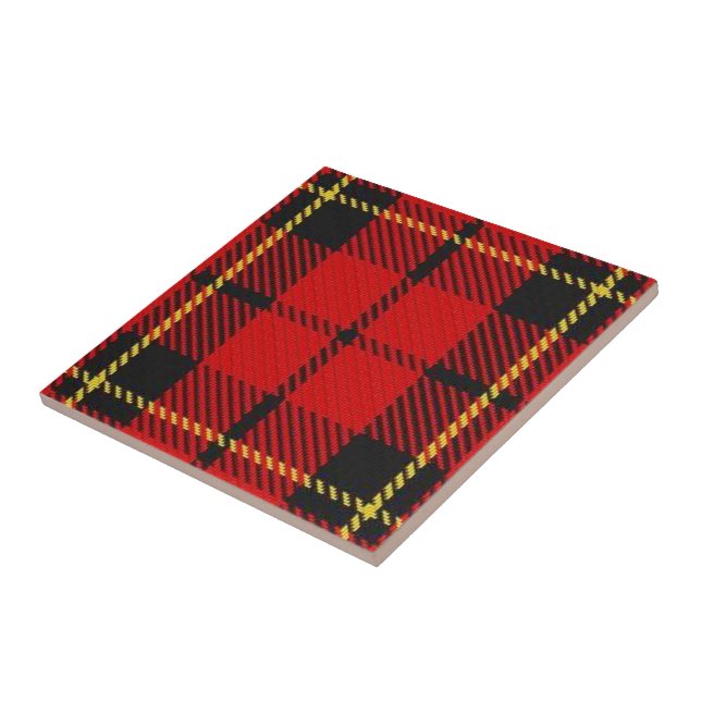 Azulejo Clan Brodie Tartan (Lado)