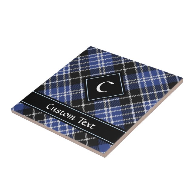 Azulejo Clan Clark Tartan (Lado)